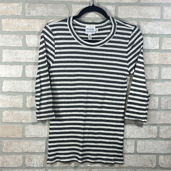 Anthropologie Michael Stars Stripped Knit Top- Size XS/S - Picture 2 of 4